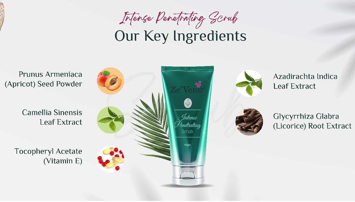 Ze'Venir Intense Facial Exfoliating Scrub 100ml - Gentle Skin Renewal
