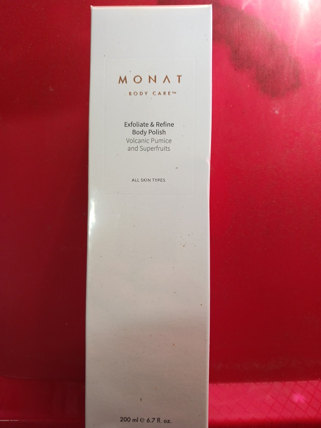 Monat Body Care Exfoliate & Refine Polish 6.7 fl oz sealed
