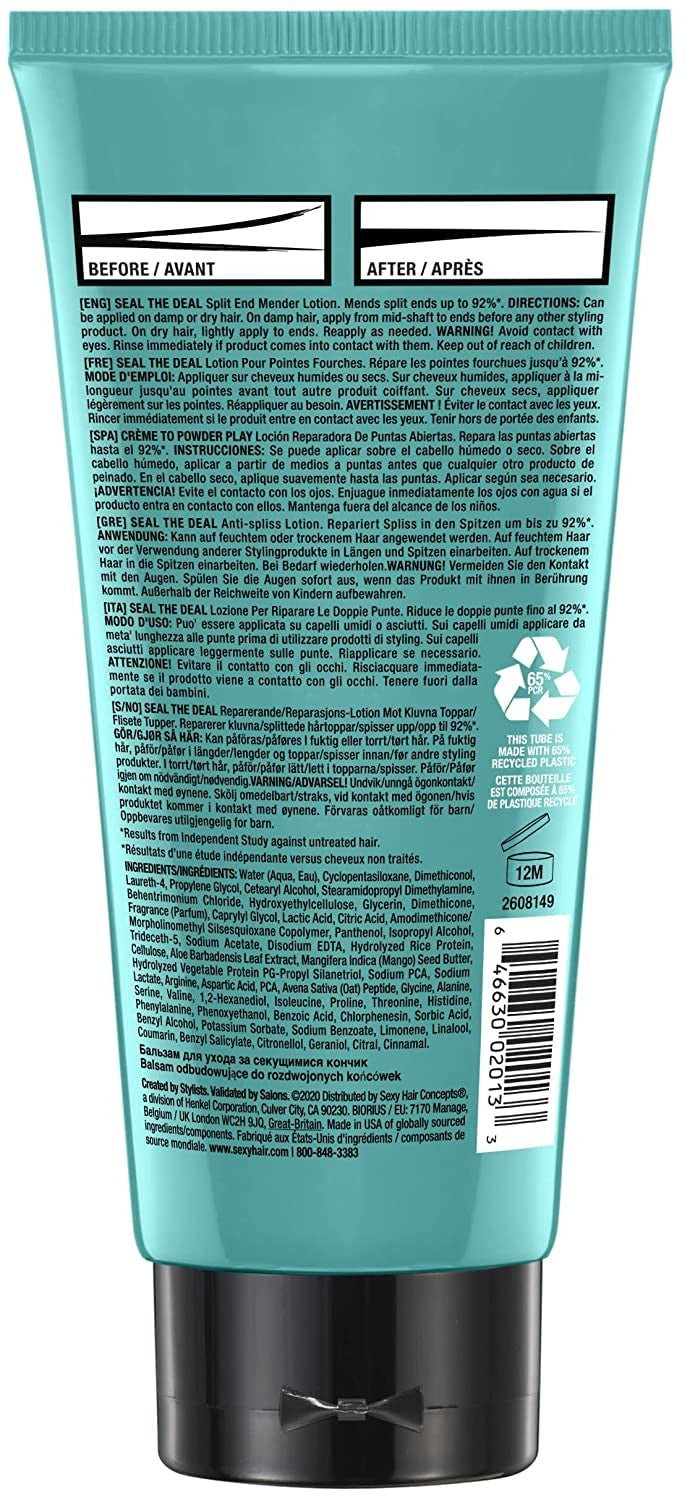Split End Mender Lotion for Damaged Hair - 3.4 oz Hair Repair Treatment