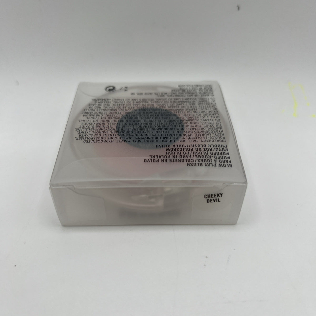 MAC Glow Play Blush Cheeky Devil 0.25oz Pink Cream Powder Makeup