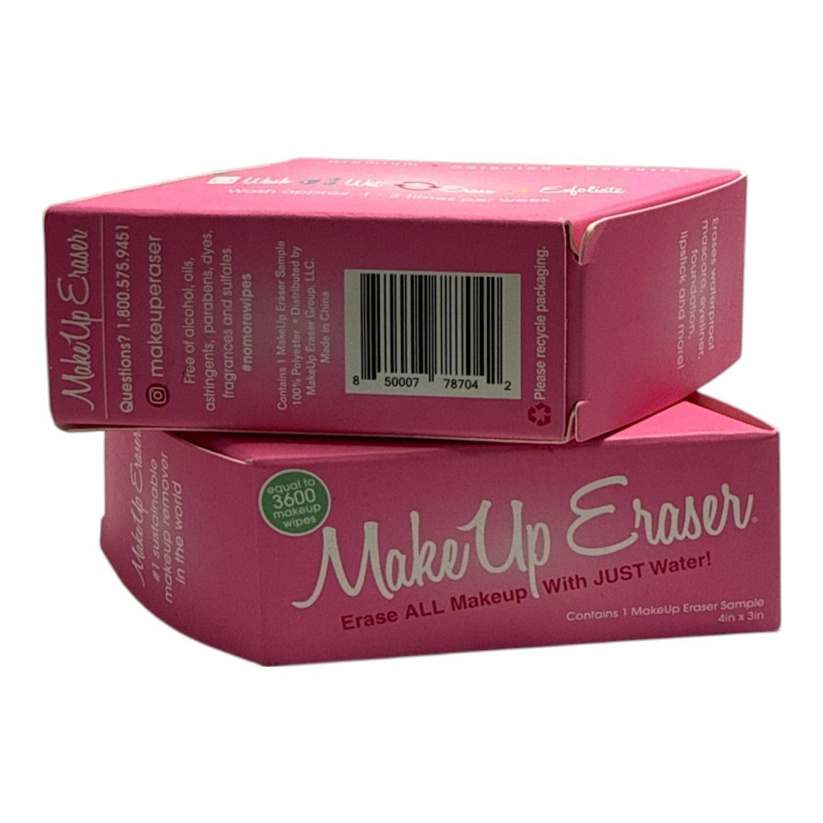 Make Up Eraser Cloths - Pack of 2, 4x3 Inches Makeup Remover Towels