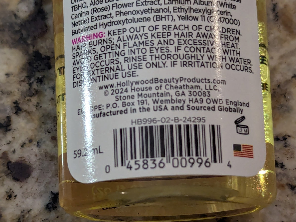 Rosemary Hair & Scalp Oil for Thickening Nourishing 2oz - Hair Treatment