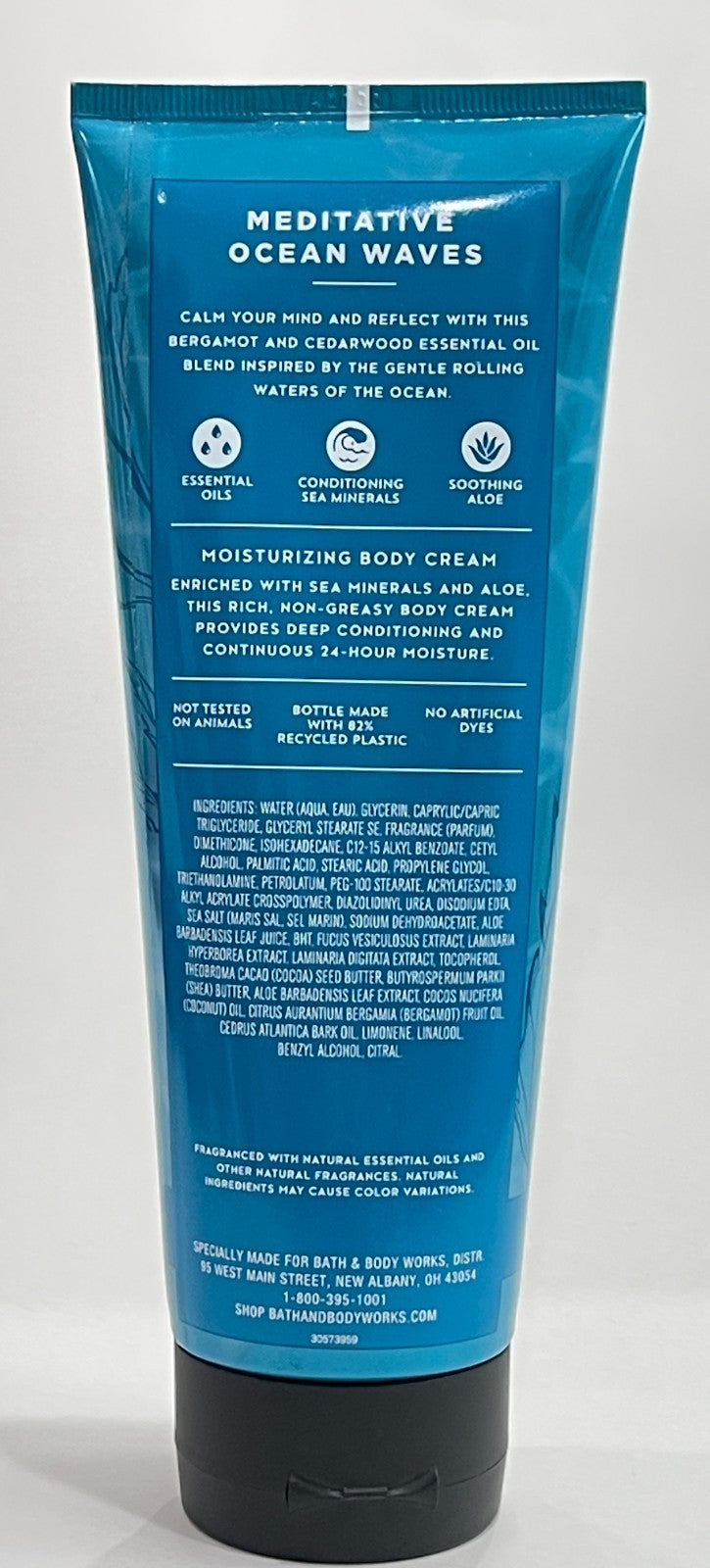 Aromatherapy Meditative Ocean Waves Body Cream 8 oz