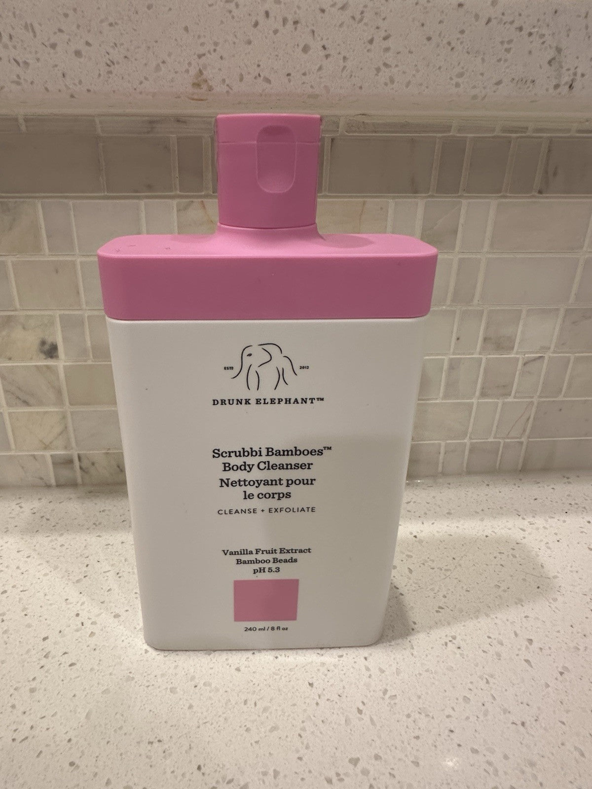 Drunk Elephant Scrubbi Bamboo Cleanser Exfoliant 8oz - Sealed Facial Scrub