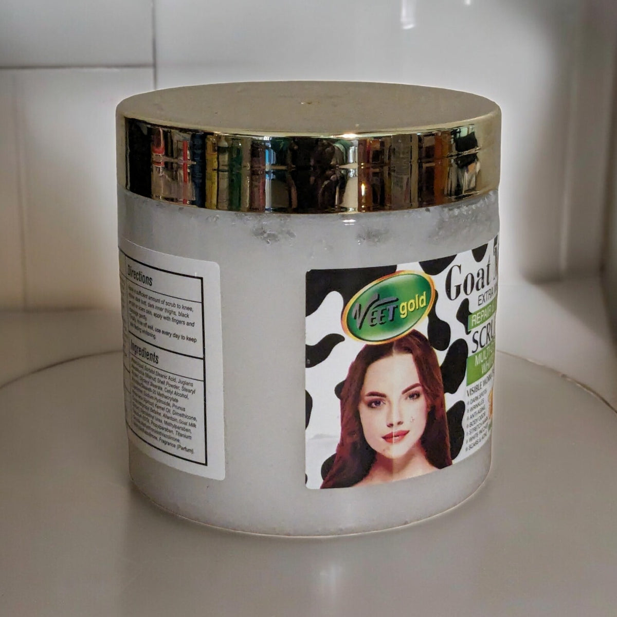 Veet Gold Goat Milk Face Body Repair & Glowing SCRUB. MULTI-COMP