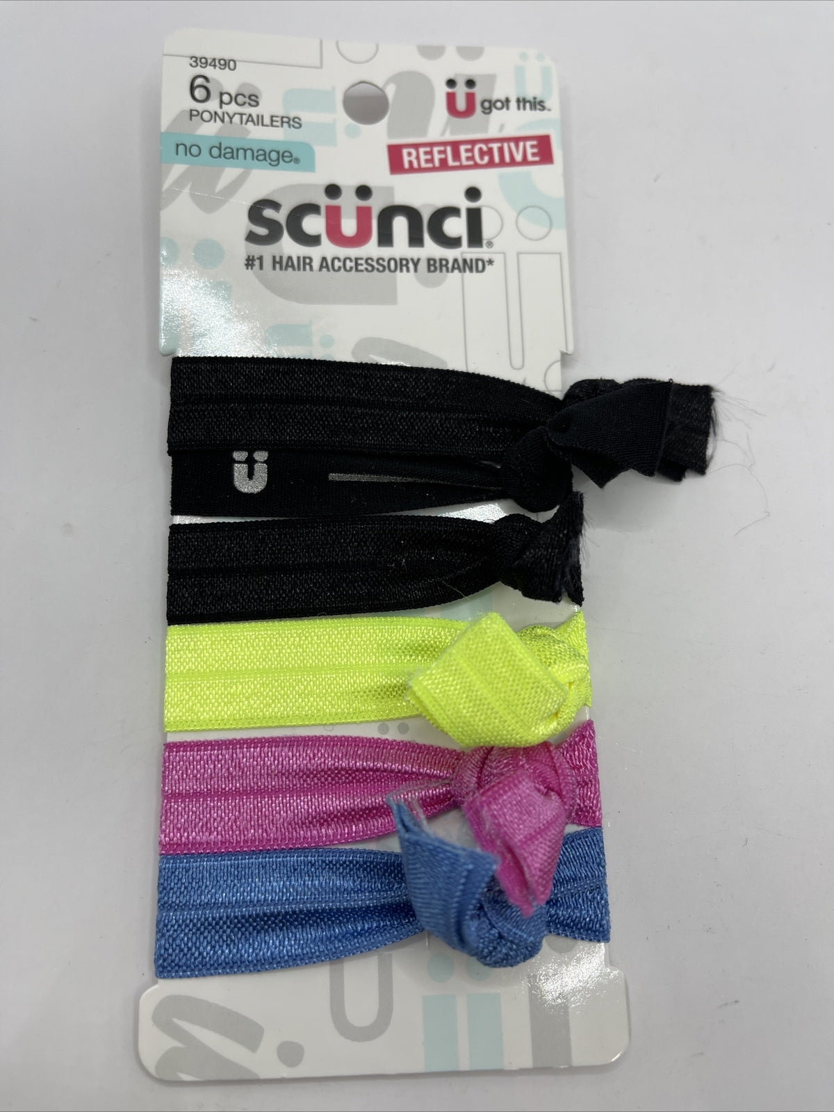Scunci Everyday & Active Ponytailers, 6 Ct No Damage, Comfy