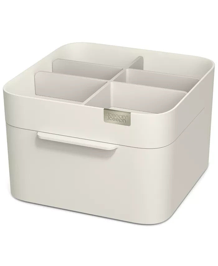 Cosmetic Organizer with Compartments and Magnetic Drawer - Joseph Joseph