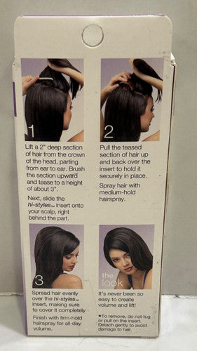 CONAIR Hi-Styles Hair Volume & Lift Builder Insert Secure Hold