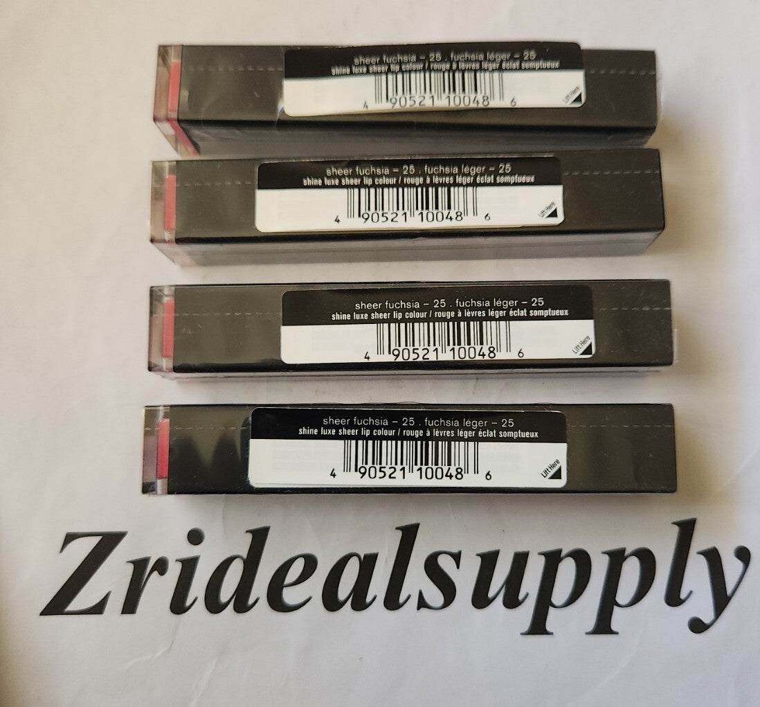 Lip Gloss Set - Sheer Fuchsia Lip Color Pack of 4