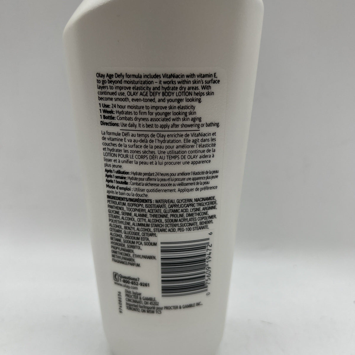 Olay Age Defy Body Lotion 11.8 oz, 2-Pack