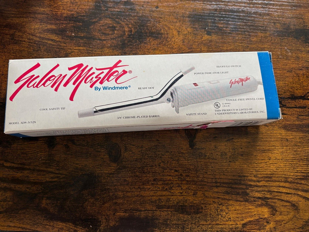 Windmere Salon Master 3/8" Curling Iron with Dual Heat Settings