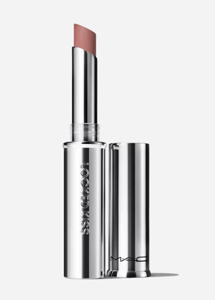 MAC Locked Kiss 24Hr Lipstick Shade 61 Mischief Full Size Lip Makeup