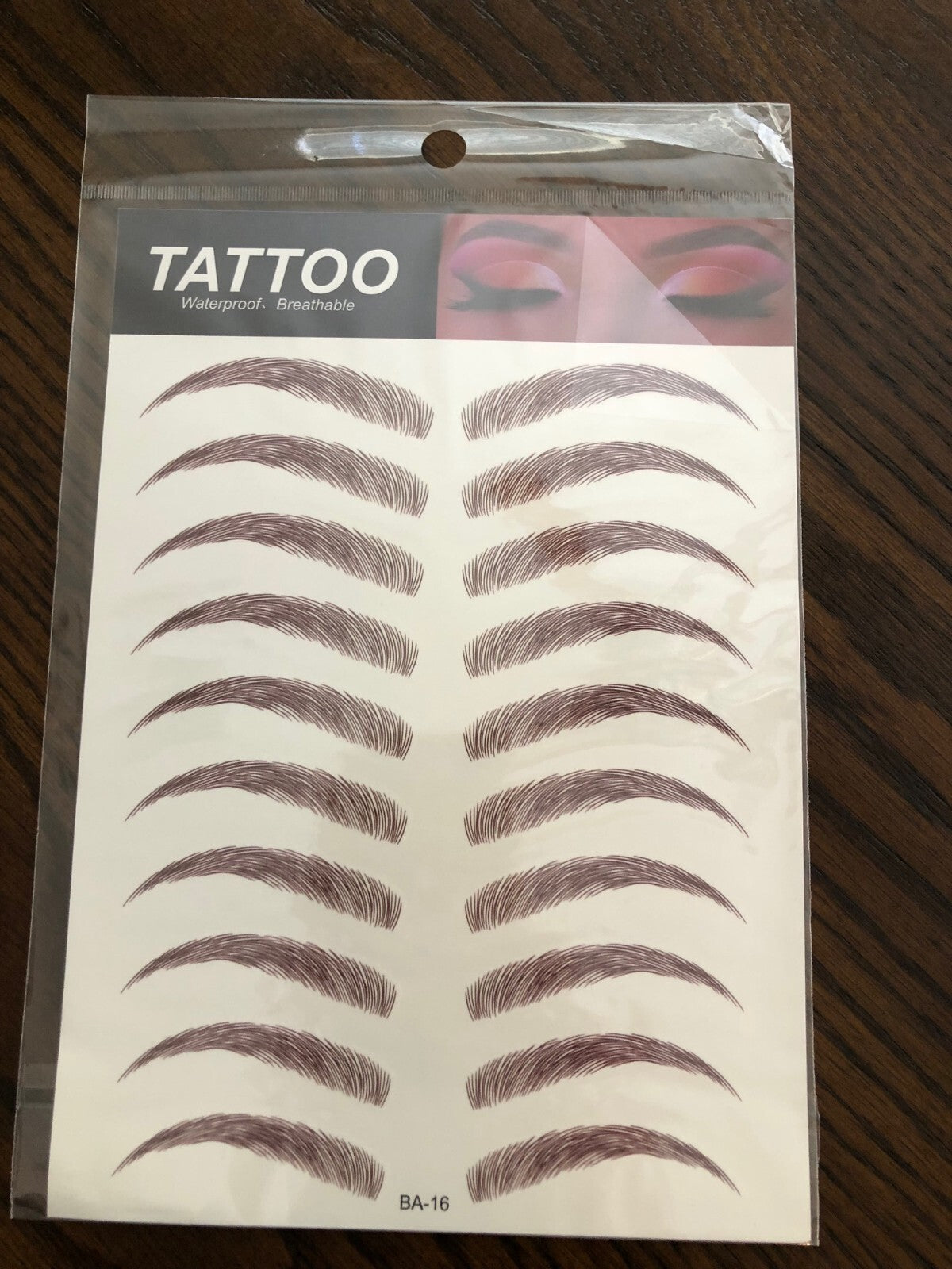 Waterproof Hair-Like Eyebrow Tattoo Stickers - Natural Microblading Effect, Reusable, 4D Texture