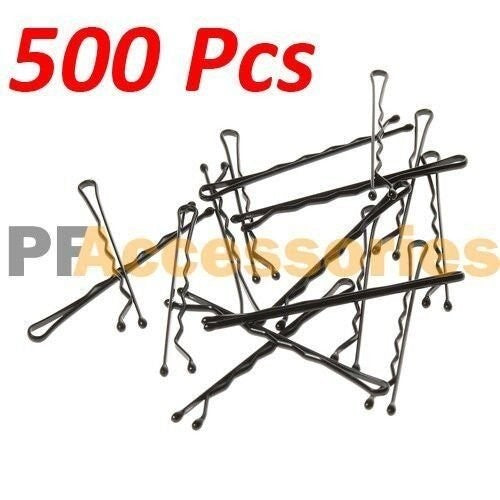 500 Pcs Regural 2" inch Bobby Pins Hair Grips Clips Classic Style