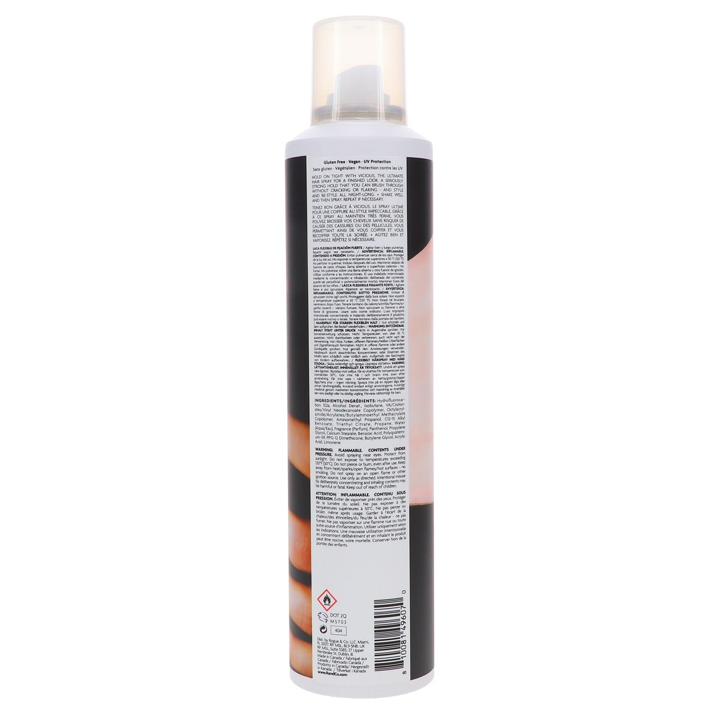Strong Hold Flexible Hairspray - 9 oz Bottle, 4 Pack for All-Day Styling