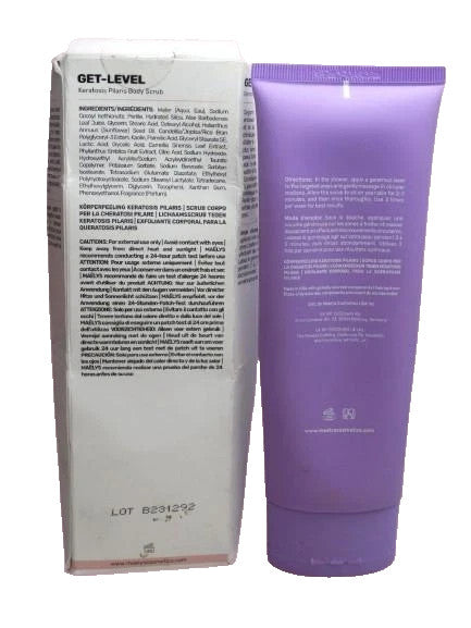 MAELYS GET-LEVEL KERATOSIS PILARIS BODY SCRUB 5 OZ BOXED