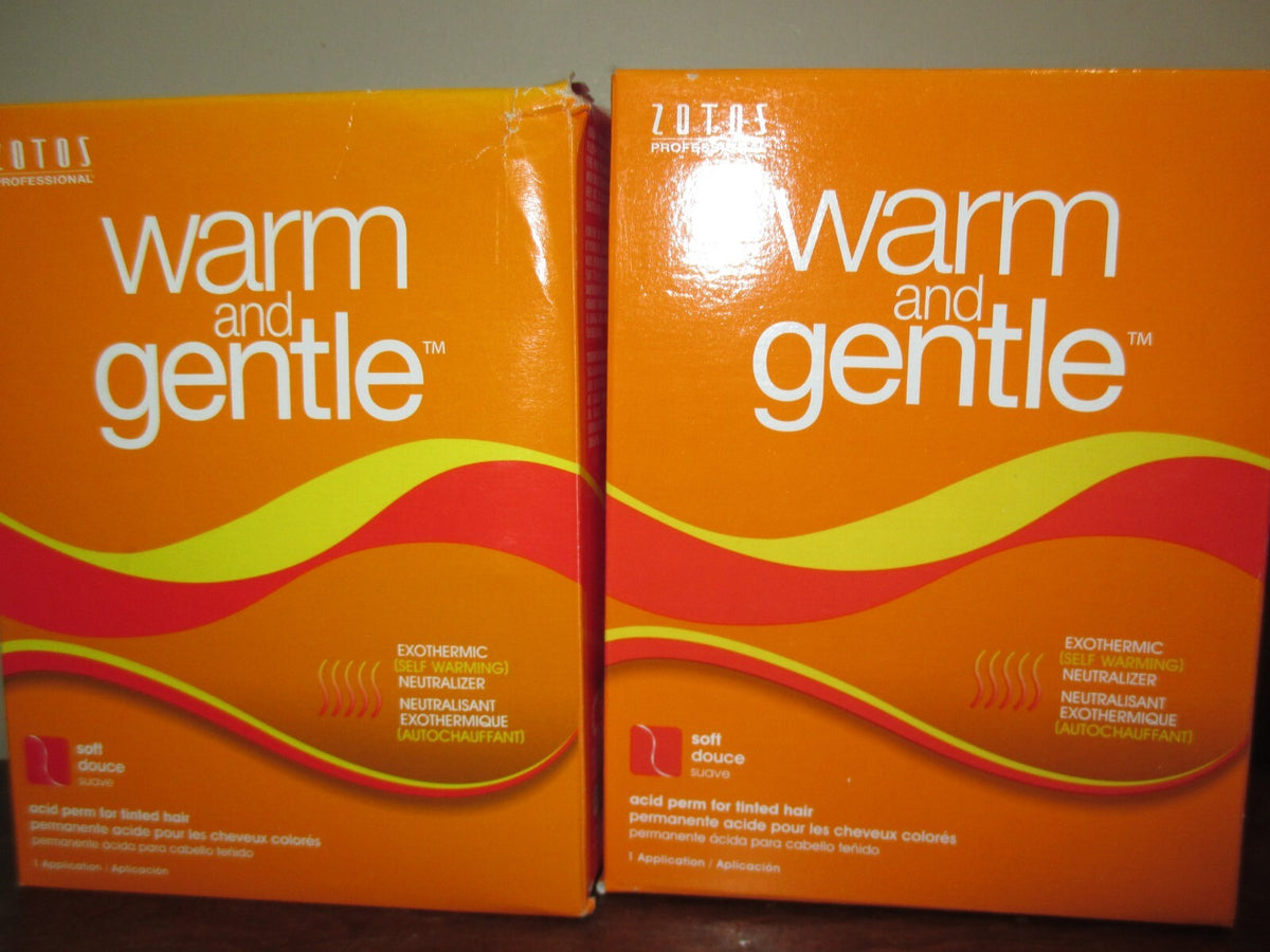 2 Pack Acid Perm Solution for Tinted Hair - Warm & Gentle