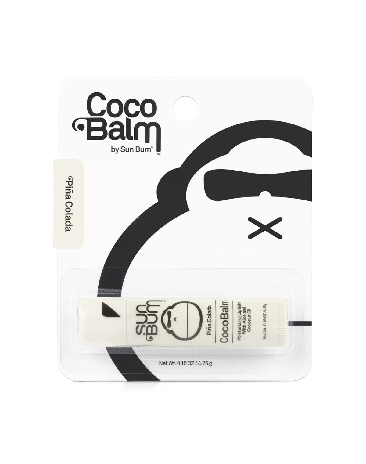 Sun Bum Coco Balm Pina Colada Lip Balm with Aloe & Coconut Oil