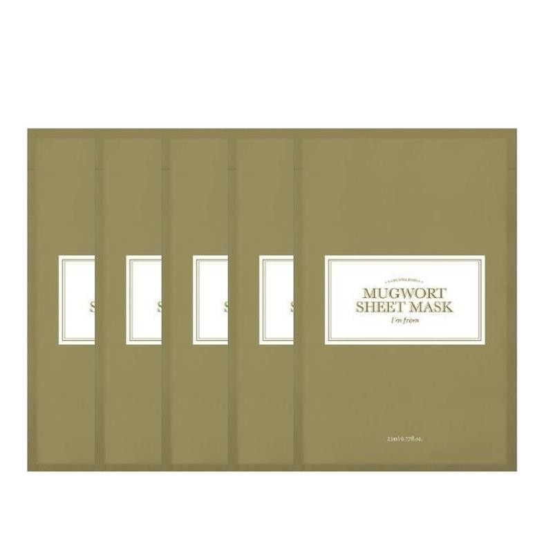 I'm From Mugwort Sheet Mask 23ml - 5 Pack