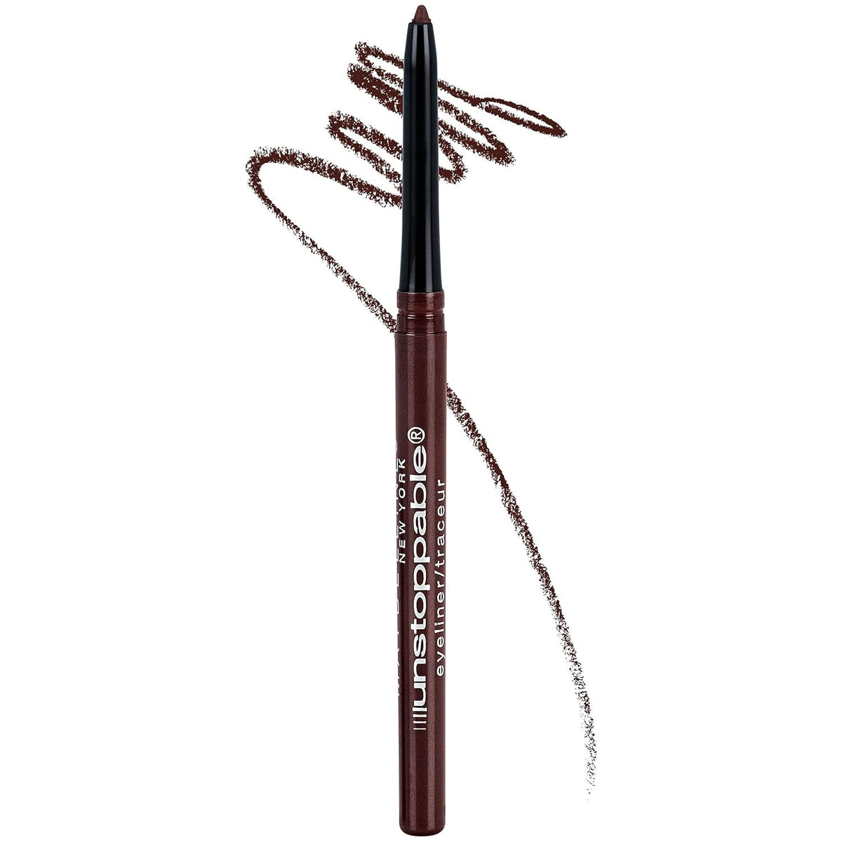 Maybelline Unstoppable Waterproof Mechanical Eyeliner Pencil - Cinnabar 704, Pack of 3