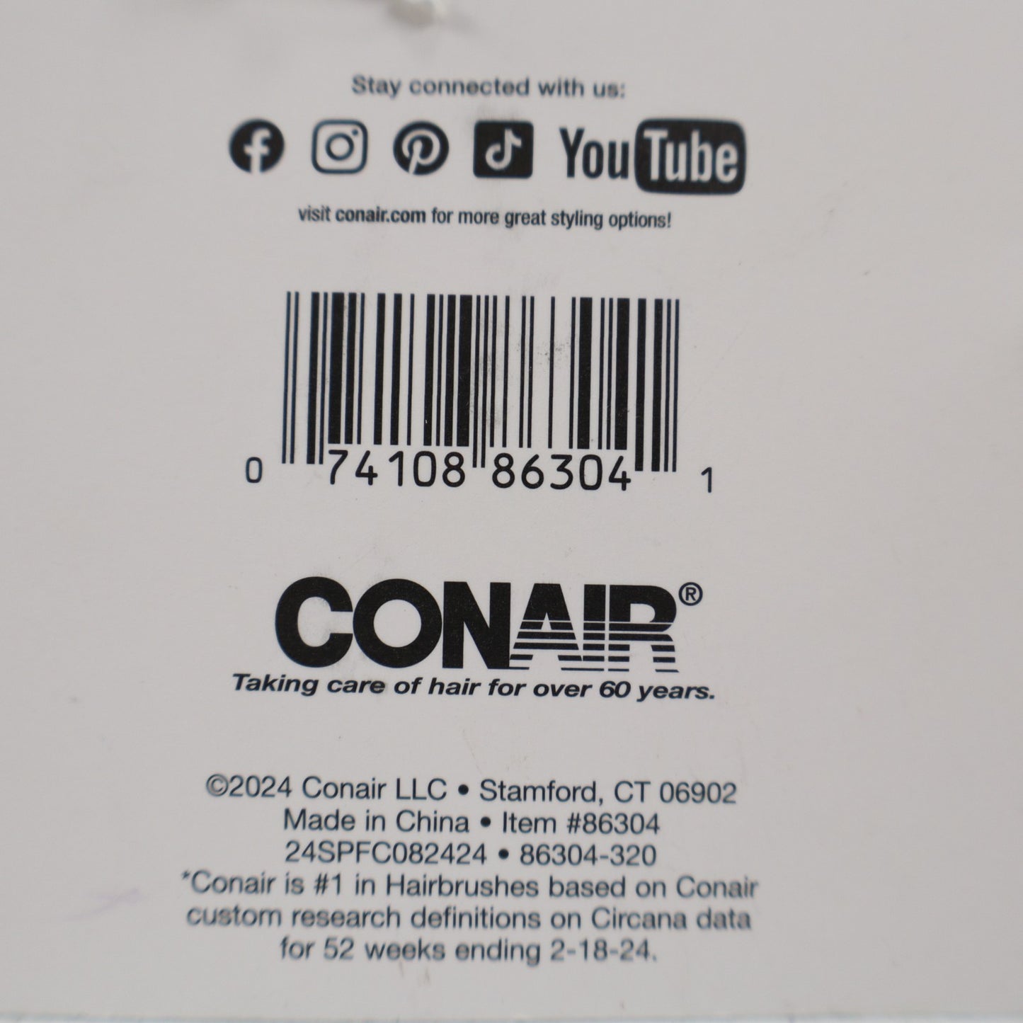 Conair Allbrush Detangling & Fast Dry Vented Hairbrush - Pack of 2, Purple