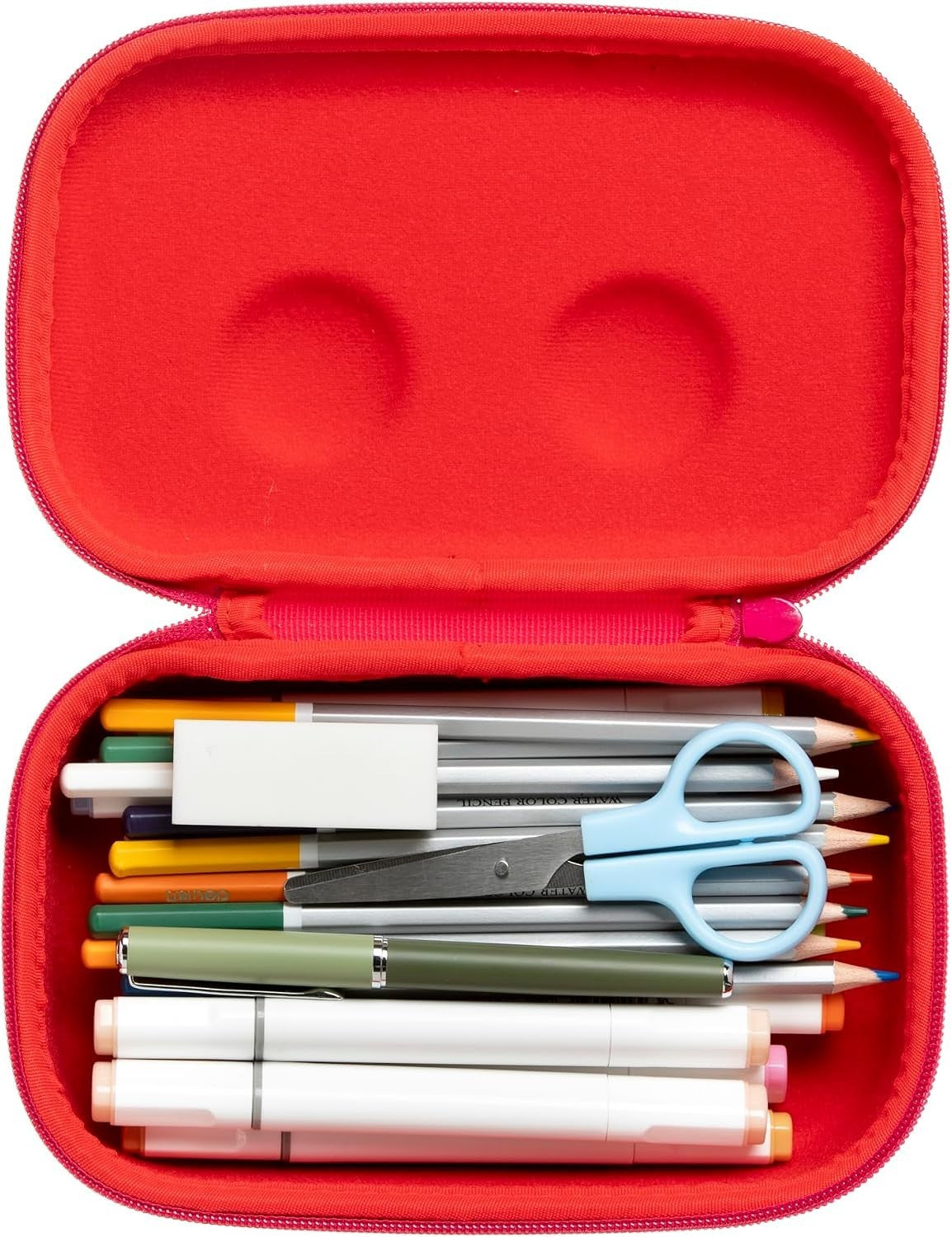 Round Pencil Case for Girls - Fun School Storage Organizer