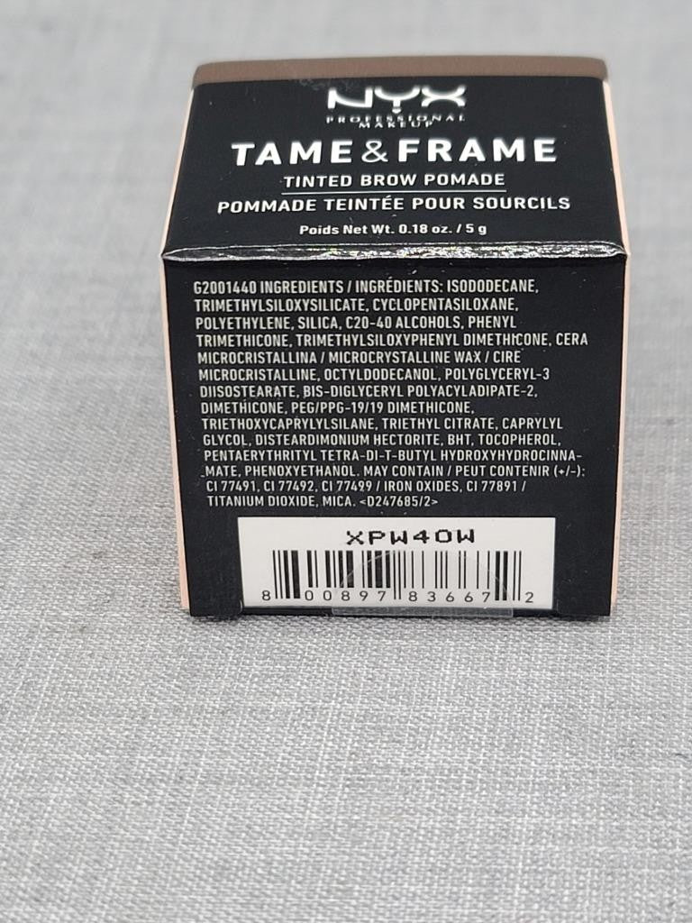 Tinted Brow Pomade for Eyebrow Makeup Brunette 0.18 Oz - Tame & Frame