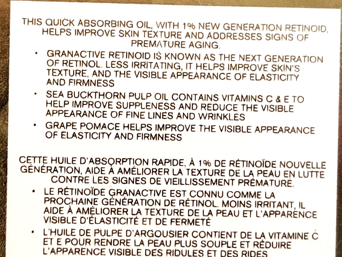 Retinol Night Oil for Skin Renewal - Borghese Energia 0.9 oz