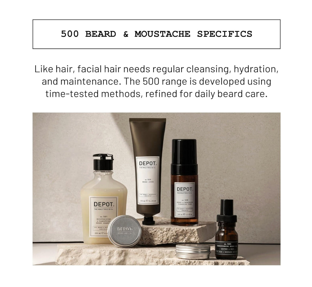 Gentle Beard & Moustache Foam Wash with Macadamia Oil 100ml
