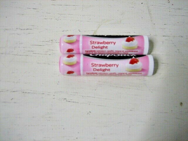 Chapstick Strawberry Delight Lip Balm Set of 2 - Rare & Hard to Find