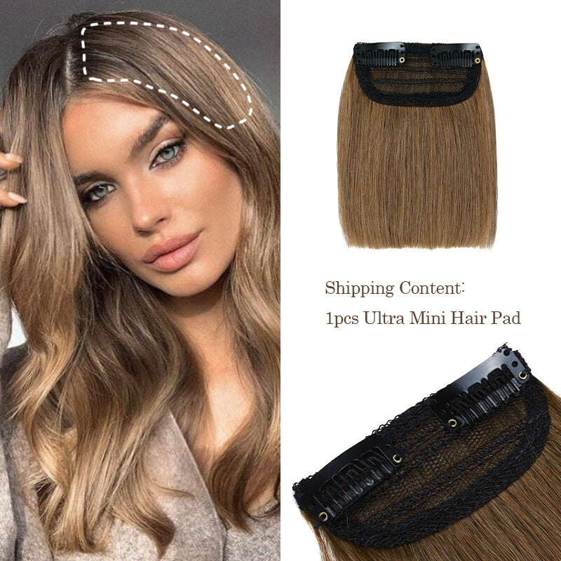 Clip-In Remy Human Hair Topper for Women with Thinning Hair