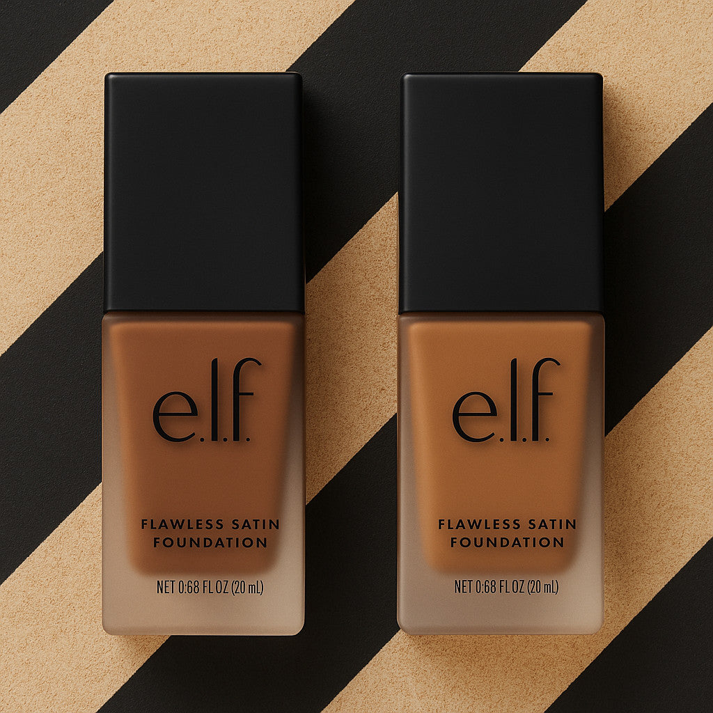 2-Pack Oil-Free Satin Foundation 420 Tan Skin Makeup for Flawless Finish