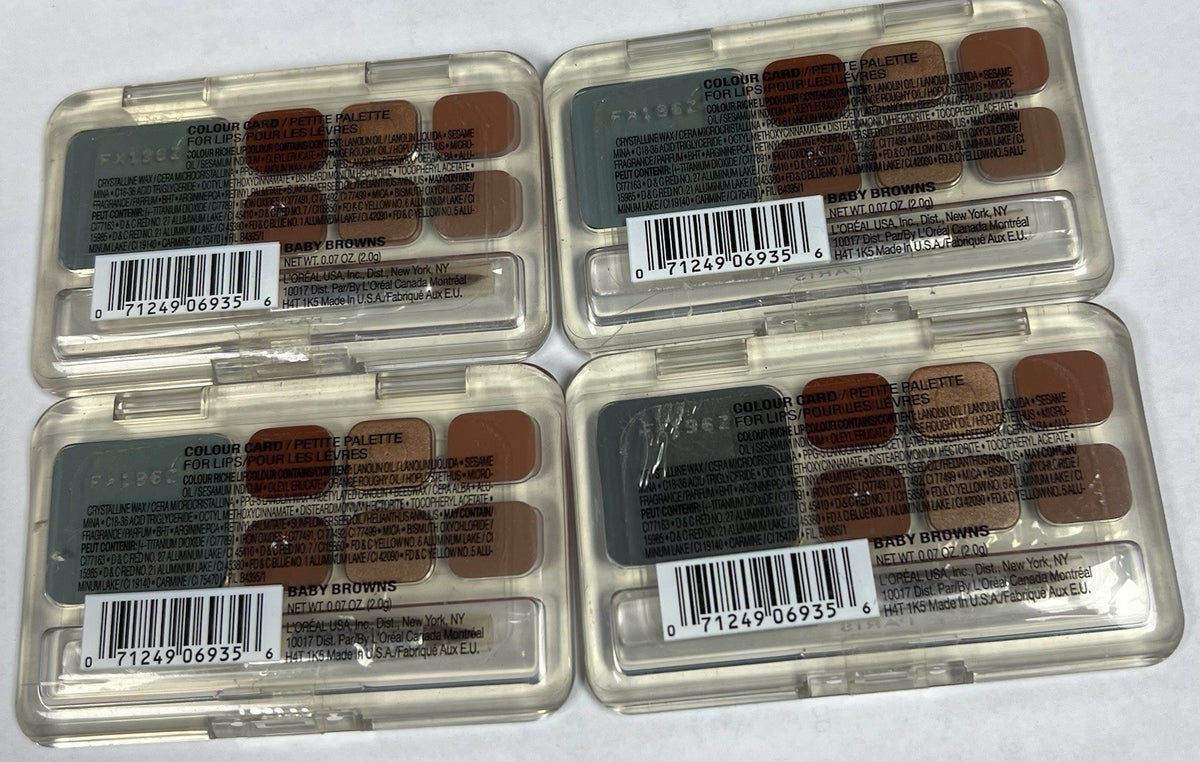L'Oréal Lip Color Card Set - Baby Browns Makeup Palette