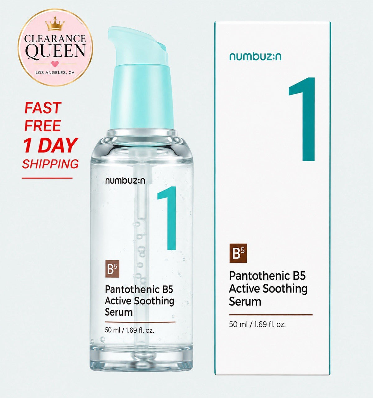 Pantothenic B5 Hydrating Face Serum for Sensitive Skin - 50ml