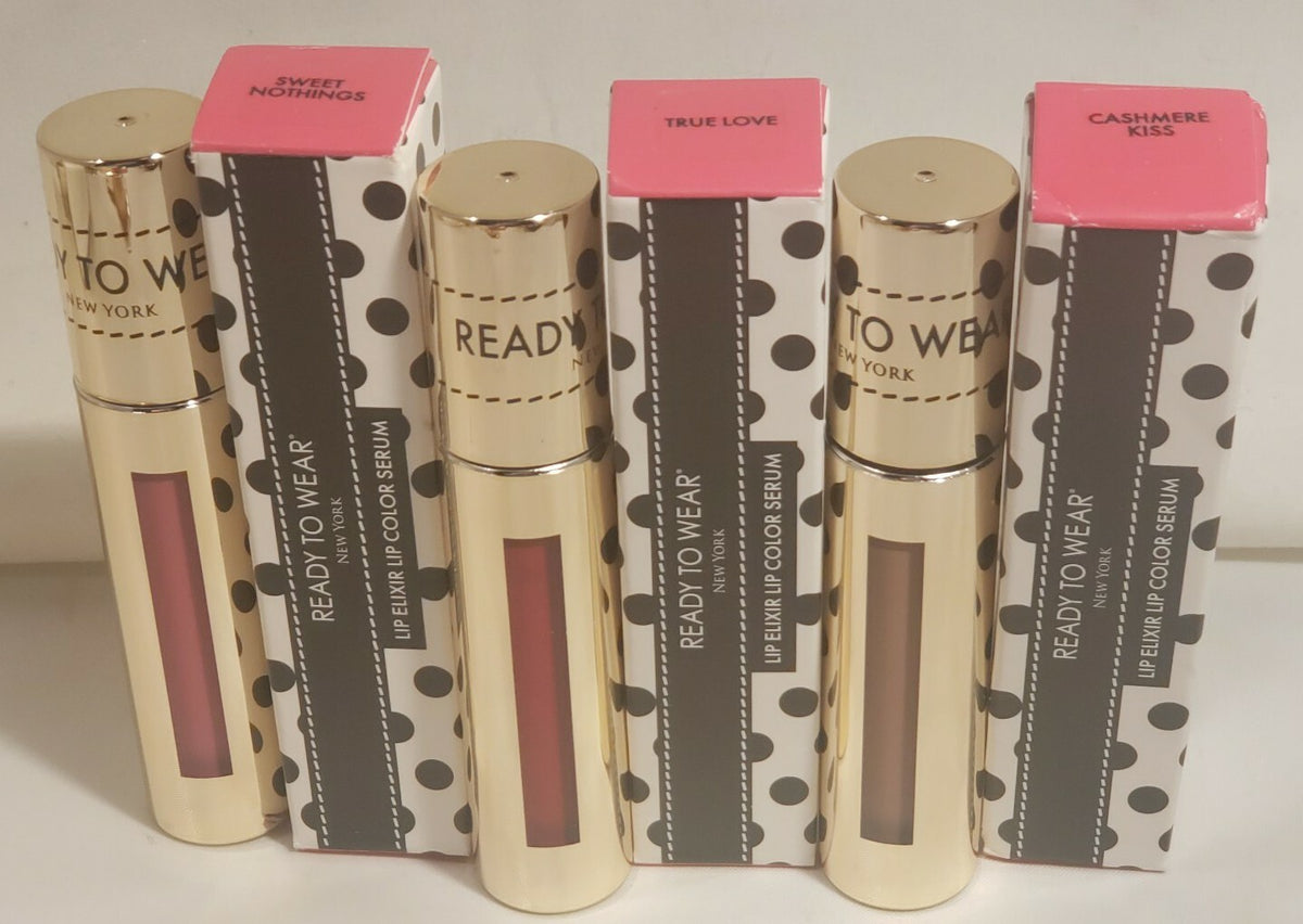 Lip Gloss Serum Trio - True Love, Sweet Nothings, Cashmere Kiss | Glossy Lip Color