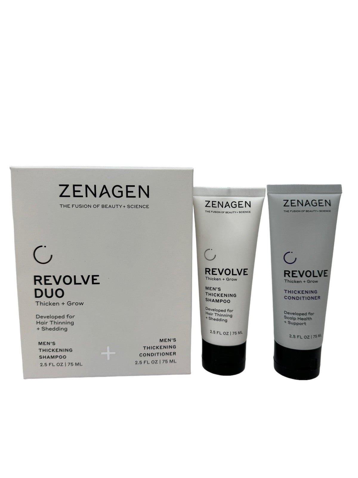 Zenagen Revolve Hair Treatment Shampoo & Conditioner Duo - 2.5 oz