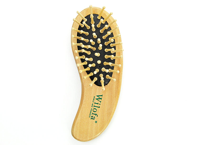 Wooden Oval Hair Comb Brush for Spa Massage and Hair Care