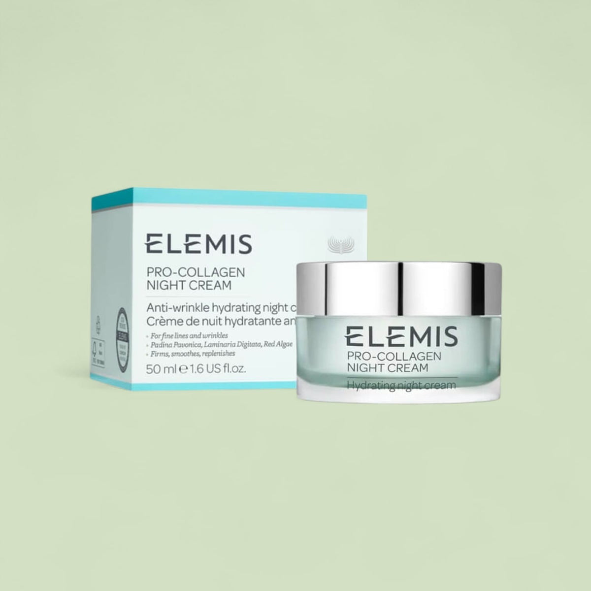 Pro-Collagen Marine Night Cream - Hydrating Anti-Aging Moisturizer 50ml