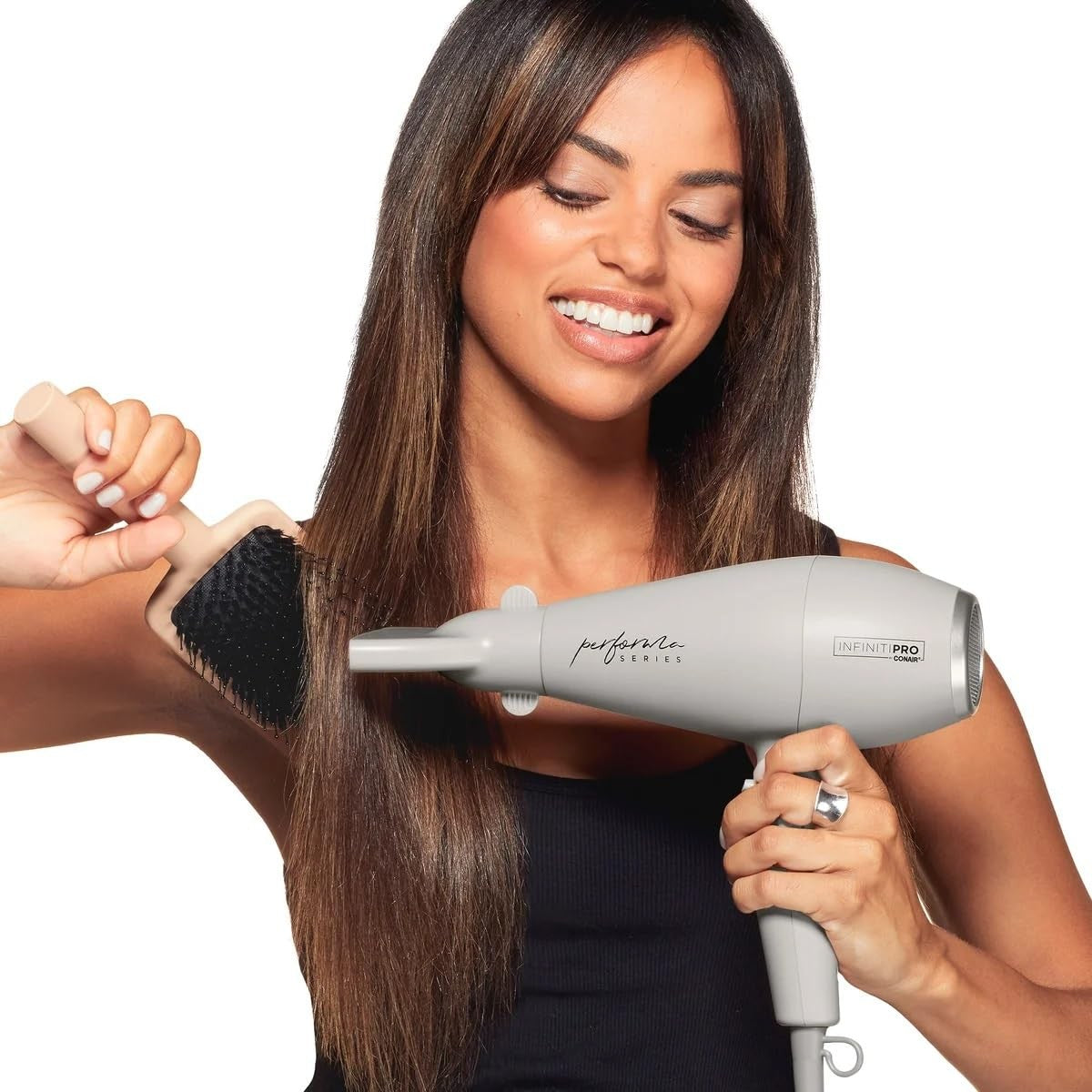Conair InfinitiPRO Performa Series Hair Dryer with 4 Attachments, Ionic & Ceramic Technology