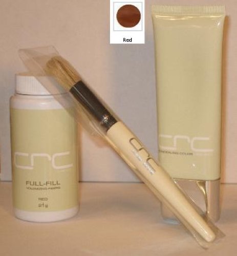 Hair Building Fibers & Stippler Brush Set for Thinning Hair