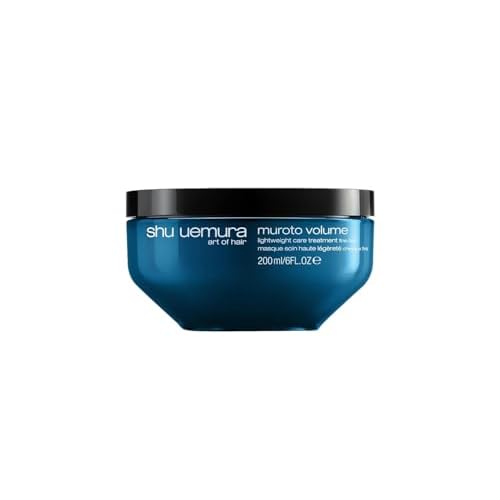 shu uemura art of hair Muroto Volume Lightweight Care Mask For Fine Hair - Weightlessly Conditions and Nourishes, Enhances Shine and Adds Volume, 6 Fl Oz