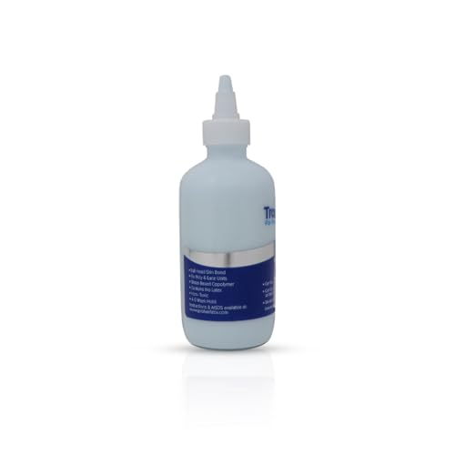 Transdermal for All-Seasons Plus Wig Adhesive: Secure, Seamless Looking & Gentle Hair Replacement Glue for Lace and Poly Hairpieces, 7.4oz