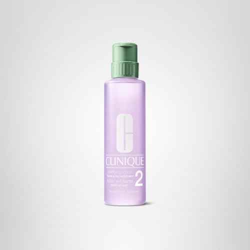 Clinique 3-Step Clarifying Lotion Face Exfoliator 2 | Toner With Witch Hazel | For Dry Combination Skin Types, 16.5 Fl Oz