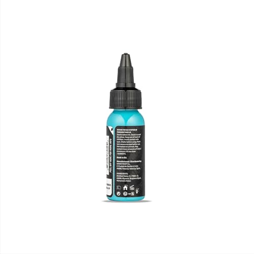 Dynamic Color Co - Platinum Collection Tattoo Ink, Reach Compliant Premium Ink, Safe for European Regulations, Made in Spain, (1 oz Bottle) (Baby Blue)