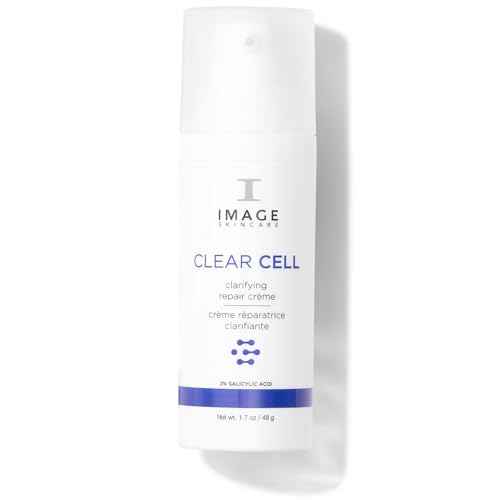 IMAGE Skincare, CLEAR CELL Clarifying Repair Cr?me, Face Night Cream Gel Moisturizer for Oily Prone Skin