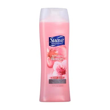 Suave Naturals Body Wash - Wild Cherry Blossom - 15 Fl Oz (Pack of 12)