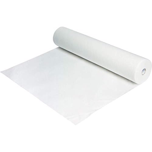 Disposable Non-Woven Bed Sheet Roll 24" x 330 ft Perforated Every 6 feet White Water Repellent Soft Durable Table Cover for Spa Salon Massage Medical and Dermatology use Renders 55 full Treatments