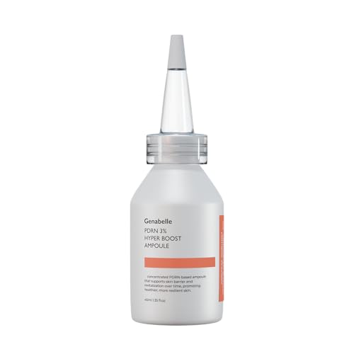 Genabelle PDRN 3% Hyper Boost Ampoule ? Advanced Skin Support Serum with PDRN, Niacinamide, Hyaluronic Acid, Peptides, and Centella for Skin Barrier Support, Dryness, and Uneven Texture
