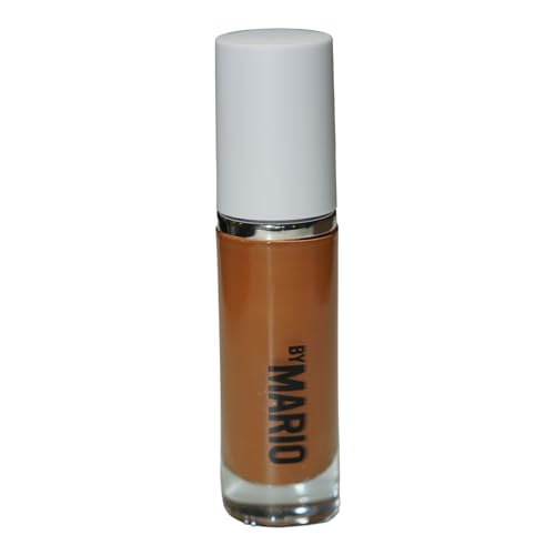 MAKEUP BY MARIO SurrealSkin Liquid Foundation, Liquid Formula, Vegan, Long-wearing coverage, Hydrating, Natural Finish, Size 30 mL (19C - medium dark with cool undertone)