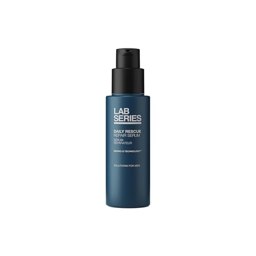 Lab Series Men's Daily Rescue Repair Serum - Hydrating Skin Care for Men - Defends Skin from Damage - Moisturizes & Protects, 1.7 Fl Oz